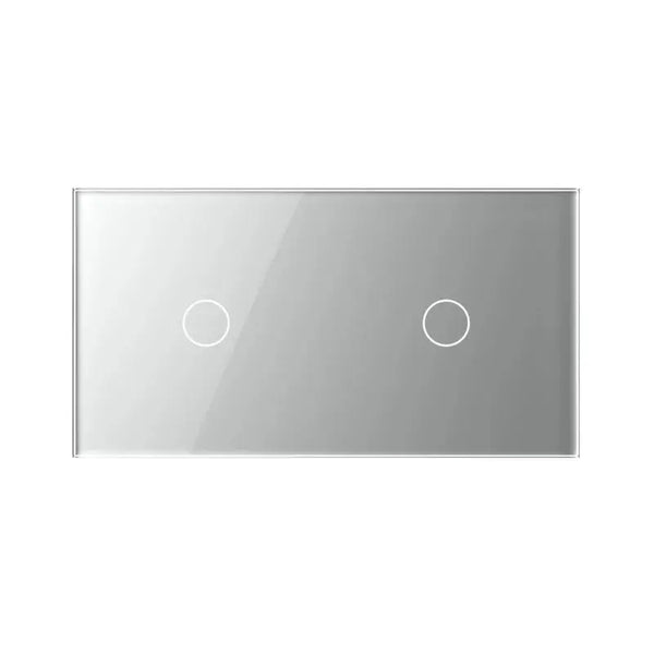 Livolo | Grijs | 1+1 | Glasplaat | Touchschakelaar Livolo Nederland B.V.