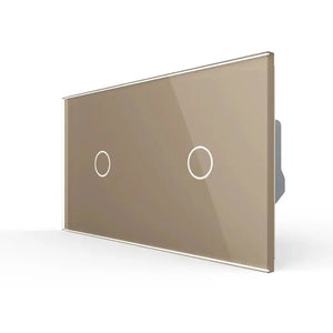 Livolo-schakelmateriaal-goud-touch-schakelaar